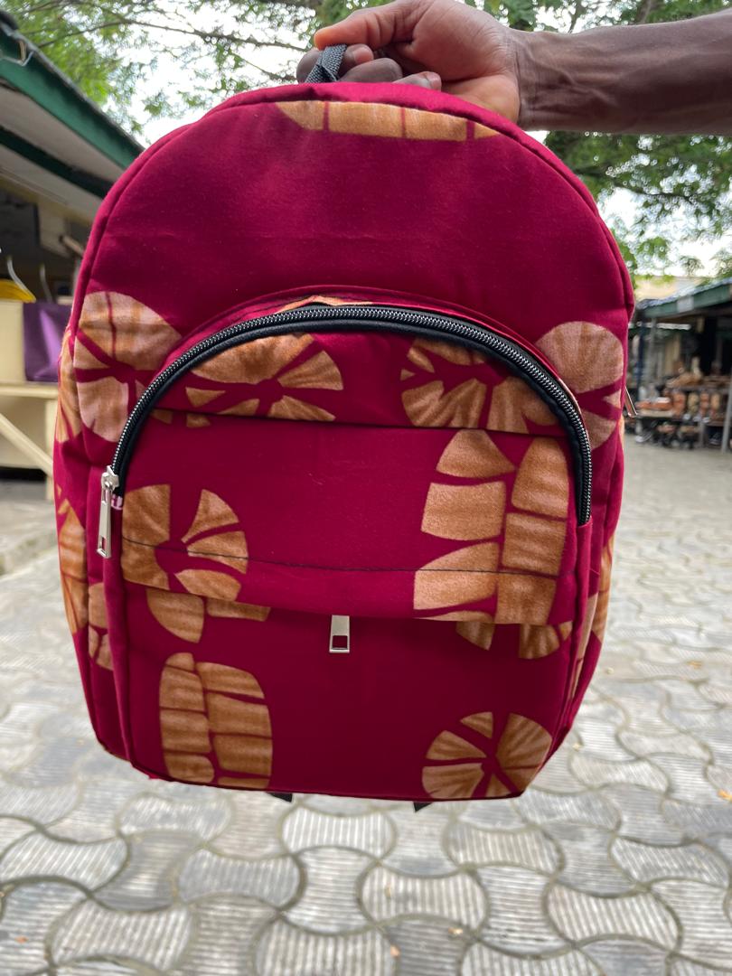 Sac à dos <<en pagne >>